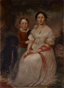 Portret Sarah Elizabeth Morrison i Samuela Morrison